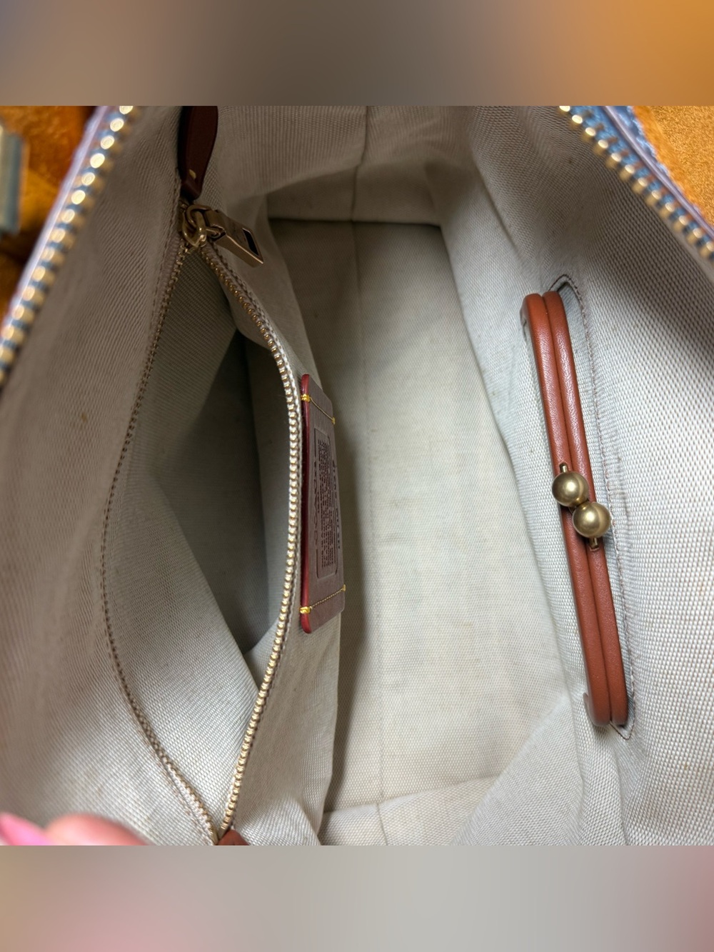 ✨ Coach 1941 Rogue Satchel - Glovetanned Leather - Style 20315 ✨Denim Colorway - Picture 10 of 13